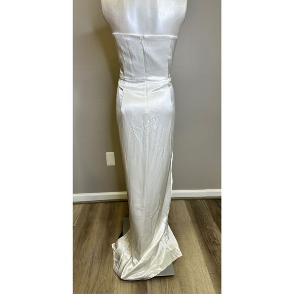 NWT SAU LEE Priyanka Dress in Ivory US 10 $495 - Picture 7 of 9